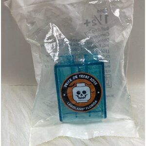 NEW Legoland Florida Brick or Treat 2015 Skeleton Trans-Light Blue Duplo 1x2x2